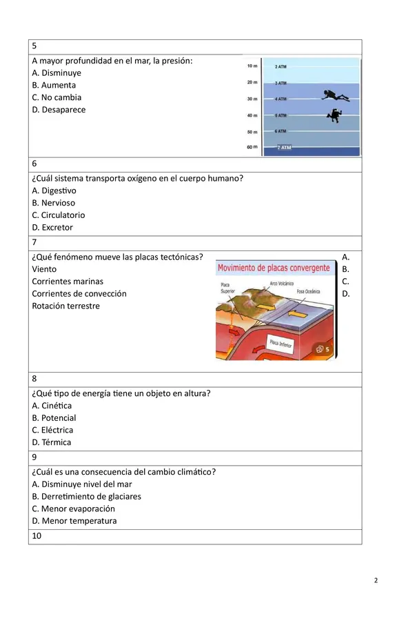 ENSAYO  N2  CIENCIAS NATURALES  2026