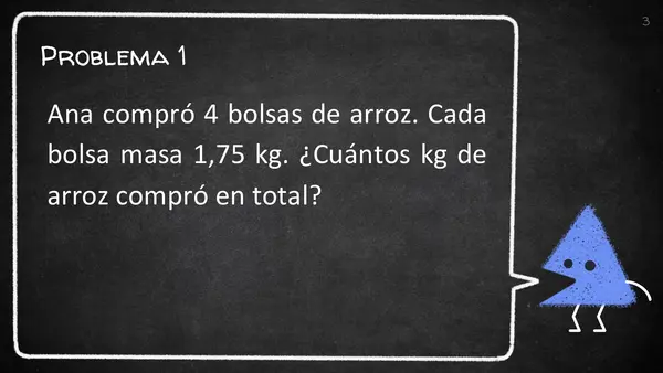 Resolución de problemas decimales