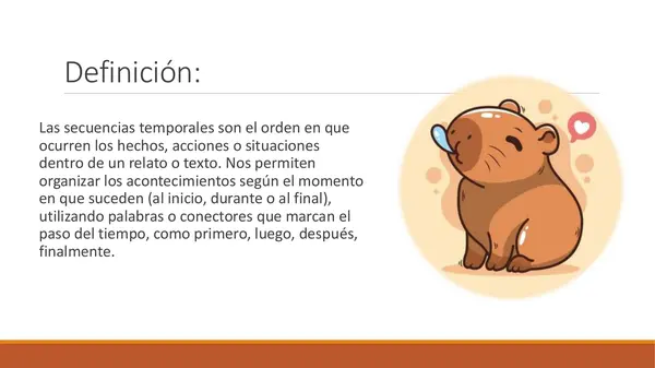 “Jugando con el tiempo: Secuencias Temporales en la Narración”