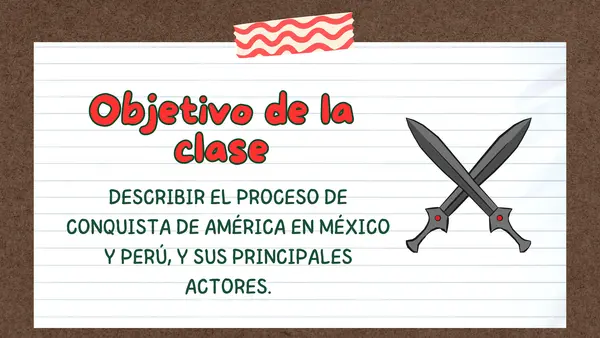 Presentación "La Conquista de América: México y Perú"