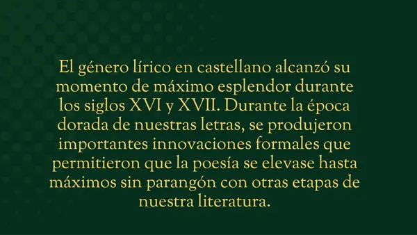 Figuras literarias en el siglo de oro.