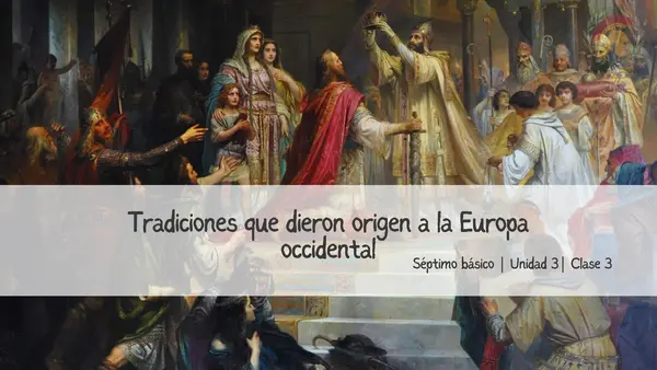 Tradiciones que dieron origen a la Europa occidental