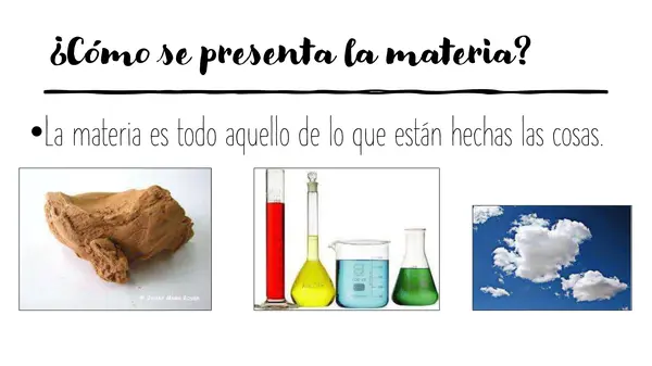 Clase estados de la materia