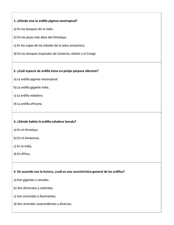 Set guías de comprensión lectora: Artículos Informativos - Simce 4to básico