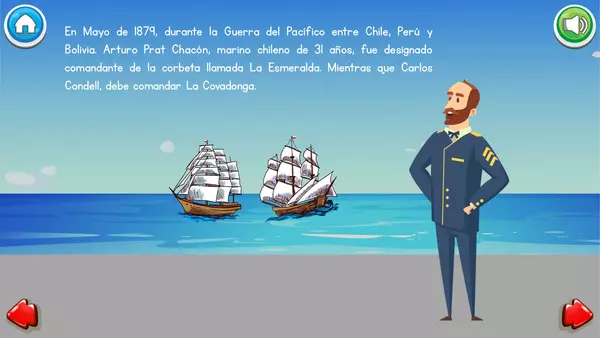 PowerPoint Interactivo Combate Naval de Iquique | 21 de Mayo y Arturo Prat