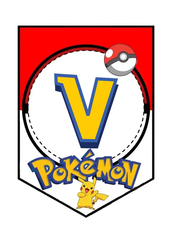 Banderín Bienvenidos - versión Pokemón 
