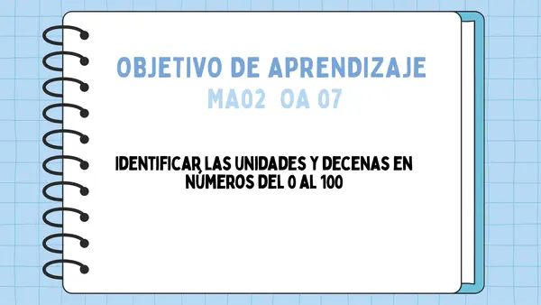 PPT valor posicional (unidad y decena) 2° básico
