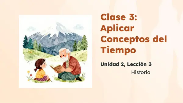 Clase 3 Lección 3 Unidad 2 "Aplicar conceptos del tiempo" Taller de habilidades