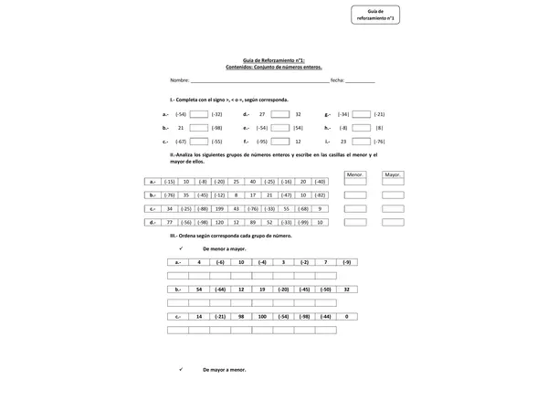Guia numeros enteros
