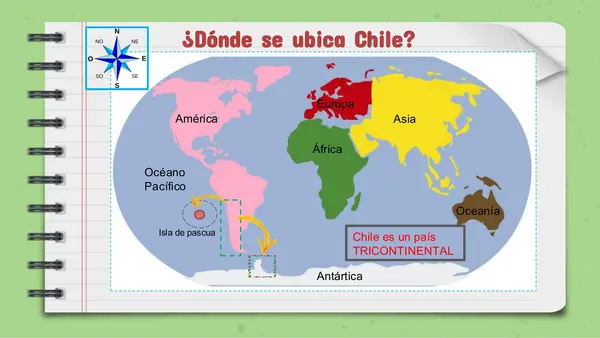 Chile en el mapa