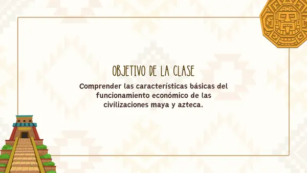 Economía de mayas y aztecas
