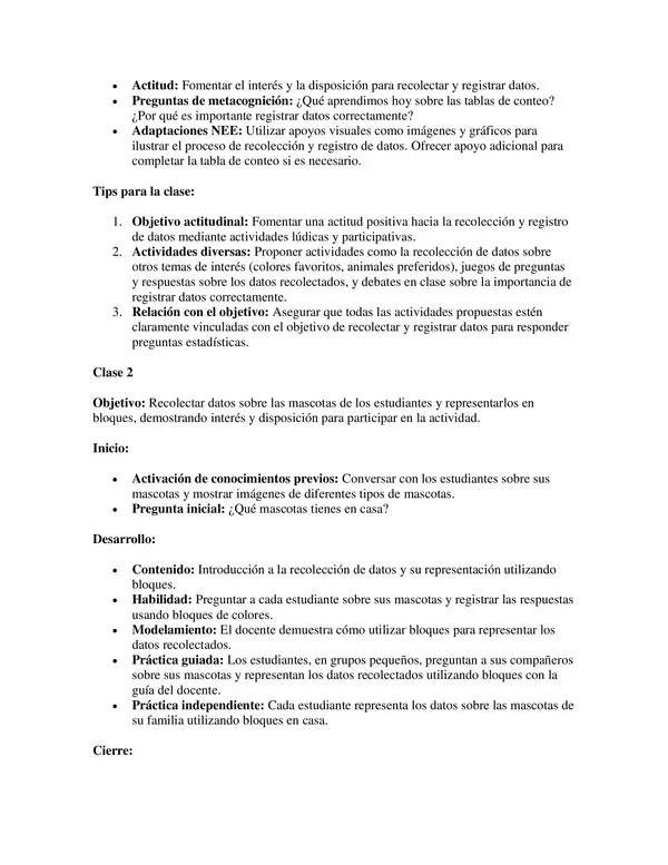 3 clases con tips para Evaluación Docente oa19 matematica Primero