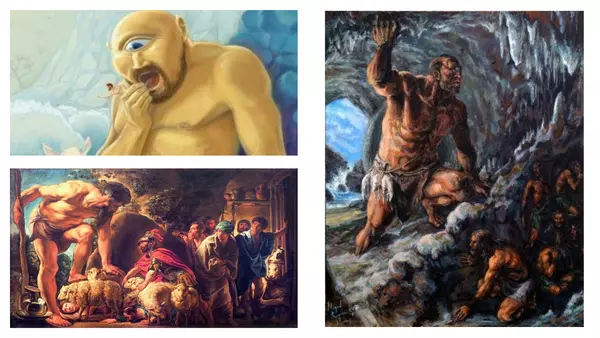 Odiseo y Polifemo, narración breve