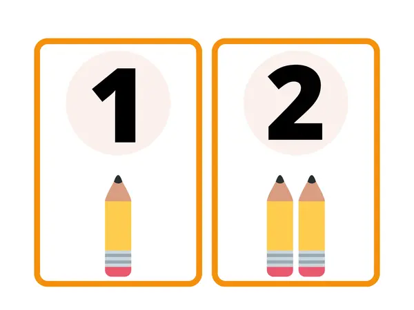 TARJETAS NÚMEROS DEL 1 AL 20