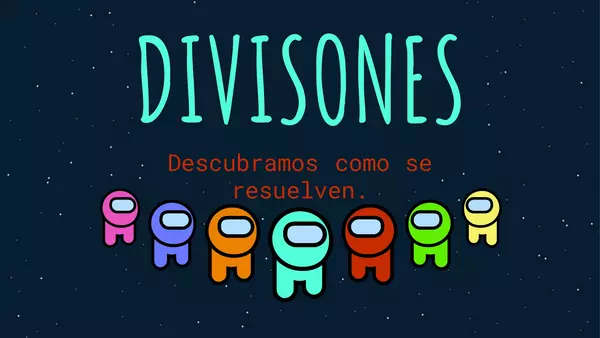 Divisiones con among us
