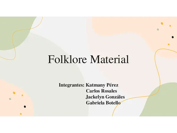 Folklore Material