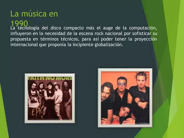 LA MUSICA EN 1990, HISTORIA , TERCERO MEDIO