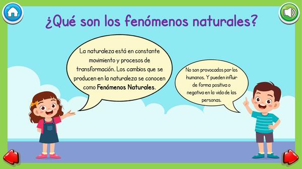 PowerPoint Interactivo: Fenómenos y Desastres Naturales