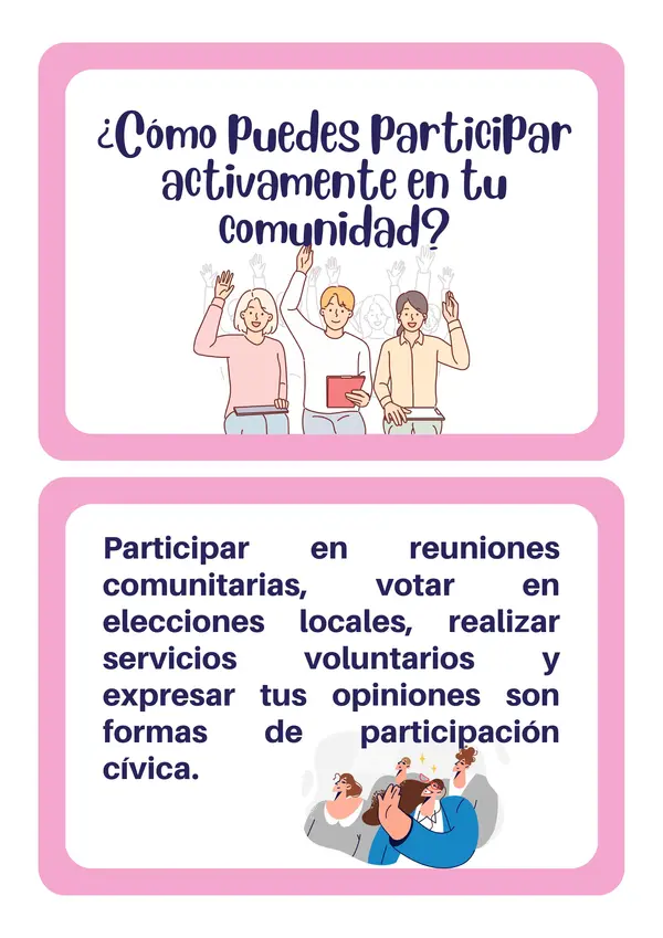 FLASH CARDS EDUCACIÓN CIUDADANA