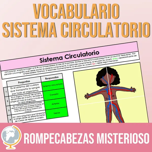 Sistema circulatorio rompecabezas misterioso