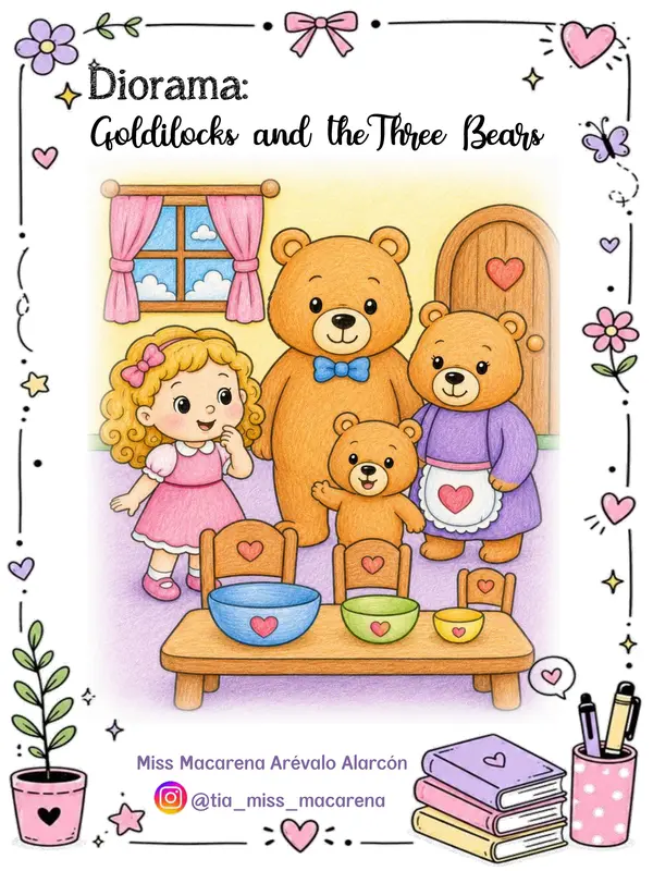 Diorama: Goldilocks and the Three Bears