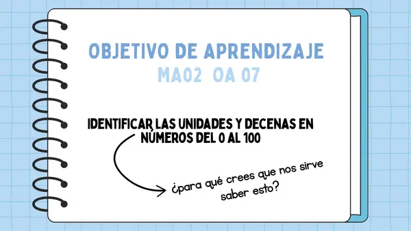 PPT valor posicional (unidad y decena) 2° básico