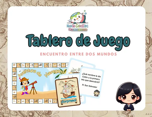 Tablero de juego de Encuentro entre Dos Mundos