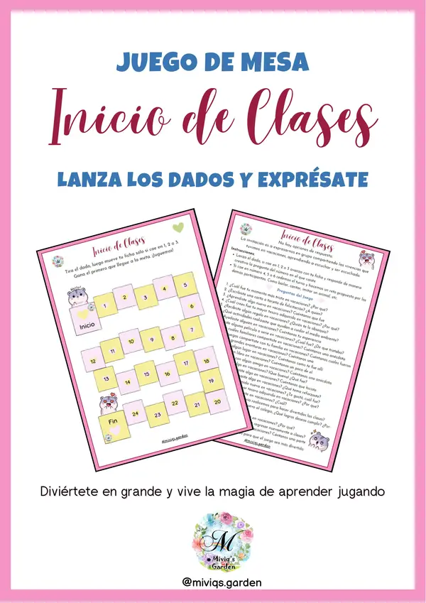 Juego de Mesa: Inicio de Clases