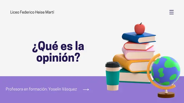 ​¡Aprende a Opinar! Presentación Interactiva: Tesis, Argumentos y Reflexión Crítica