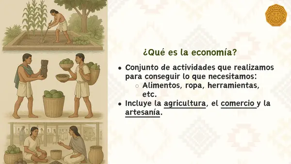 Economía de mayas y aztecas