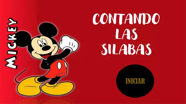 Segmentación silábica - Mickey Mouse