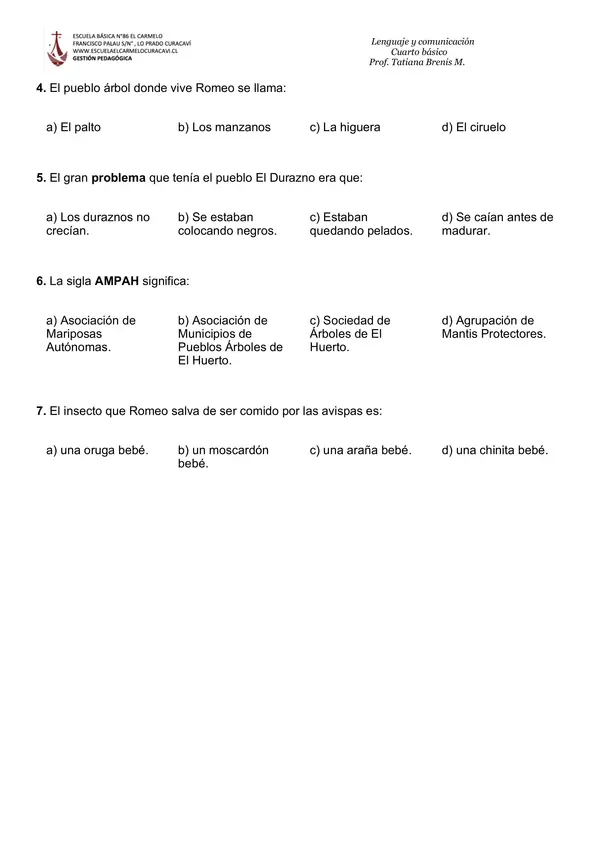 PRUEBA LAS AVENTURAS DE ROMEO PALOTE