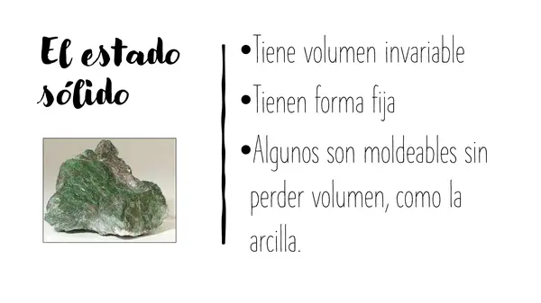 Clase estados de la materia