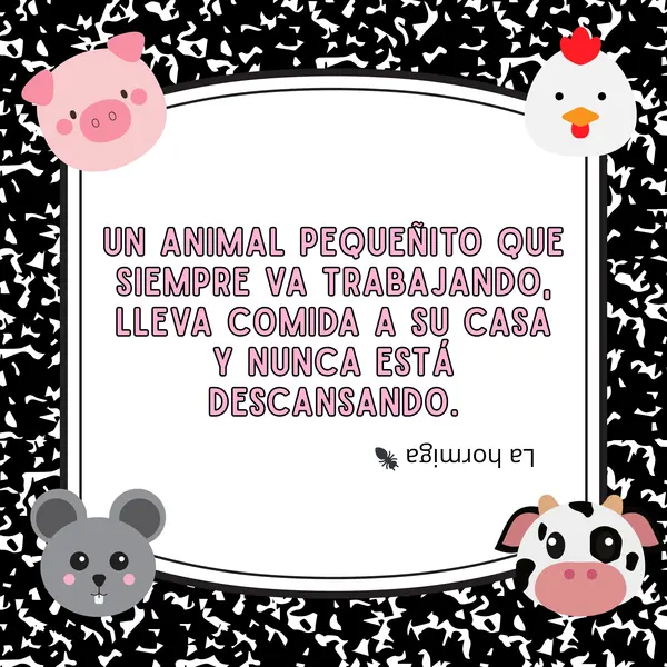 Adivinanzas de Animales 
