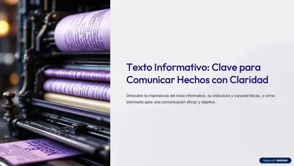 Texto informativo