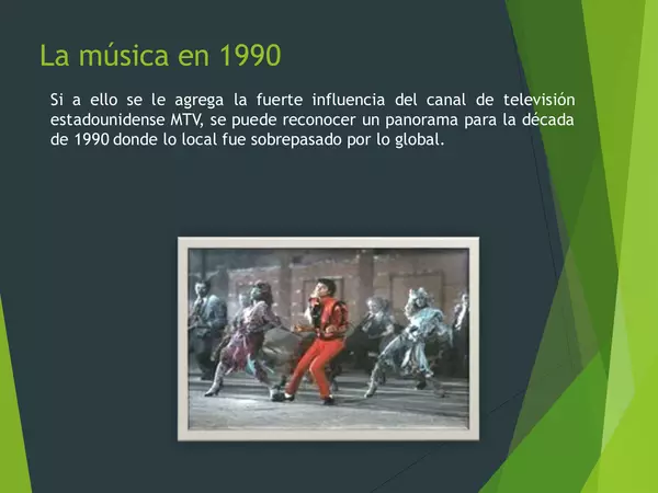 LA MUSICA EN 1990, HISTORIA , TERCERO MEDIO