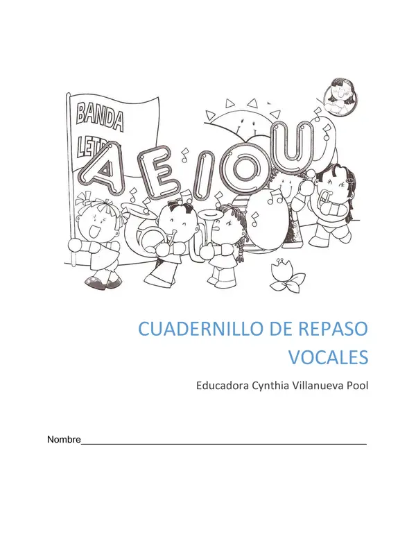 cuadernillo de repaso vocales