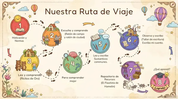 Lección 2 ¡Vamos de viaje! 2° Básico - Leo primero