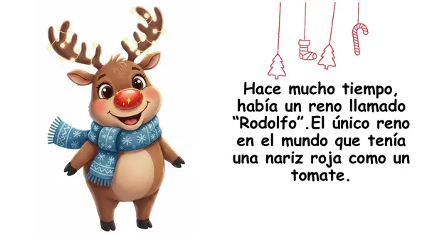 Cuento Rodolfo el reno