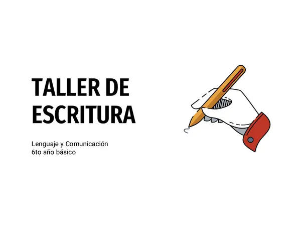 Presentación taller de escritura - CUENTO