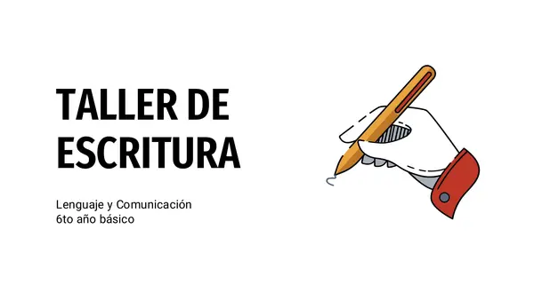 Presentación taller de escritura - CUENTO