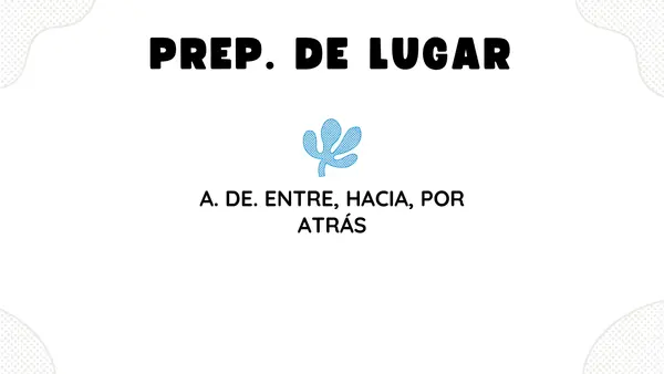 PREPOSICIONES Y ARTÍCULOS (BONUS TRACK CONJUNCIONES)