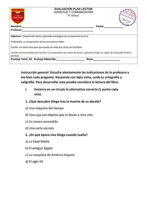 Prueba del libro ''El viajero de los sueños'' 