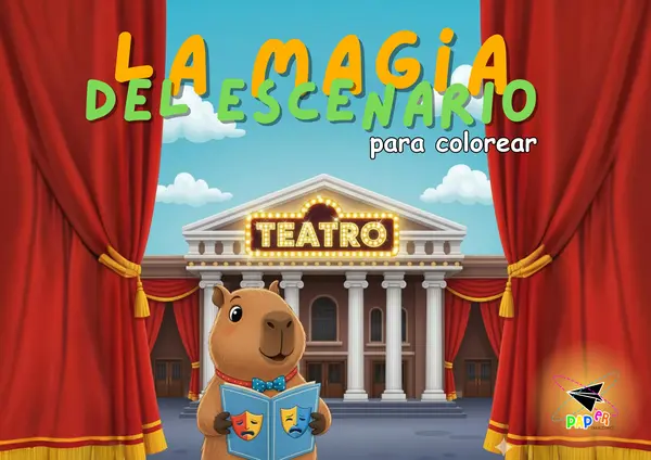 "La magia del escenario" para colorear 