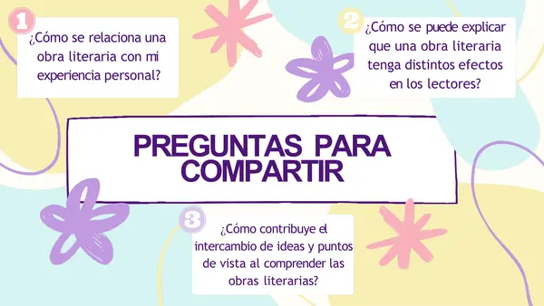 PRESENTACIÓN UNIDAD N°1; DIÁLOGO: LITERATURA Y EFECTO ESTÉTICO III°M