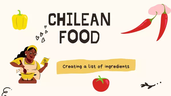 Creating a list of ingredients