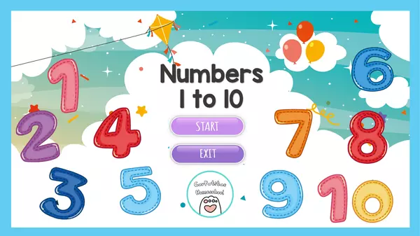 Numbers 1 to 10 PPT | Números 1 al 10 en inglés