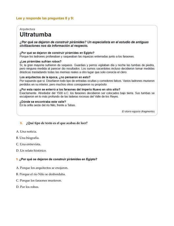 Comprensión lectora