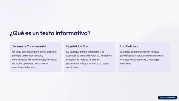 Texto informativo