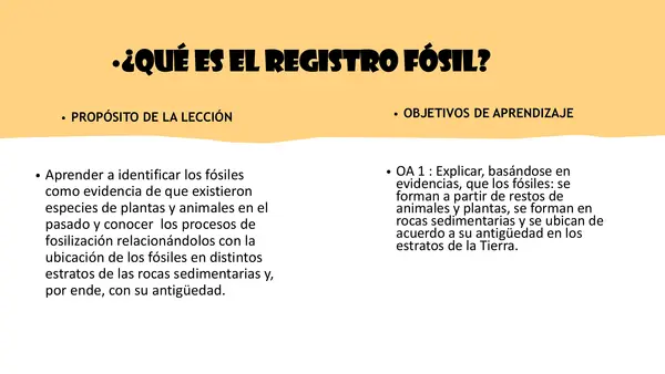 TIPOS DE FOSILES